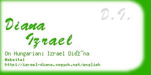 diana izrael business card